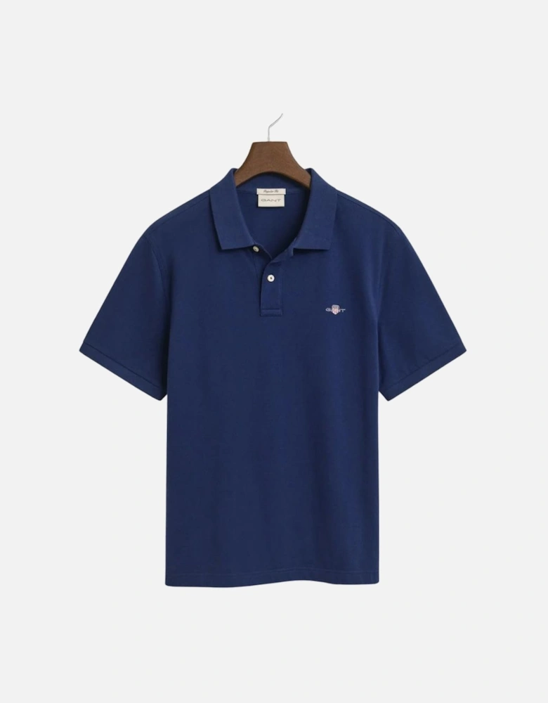 Reg SS Pique Polo - Persian Blue
