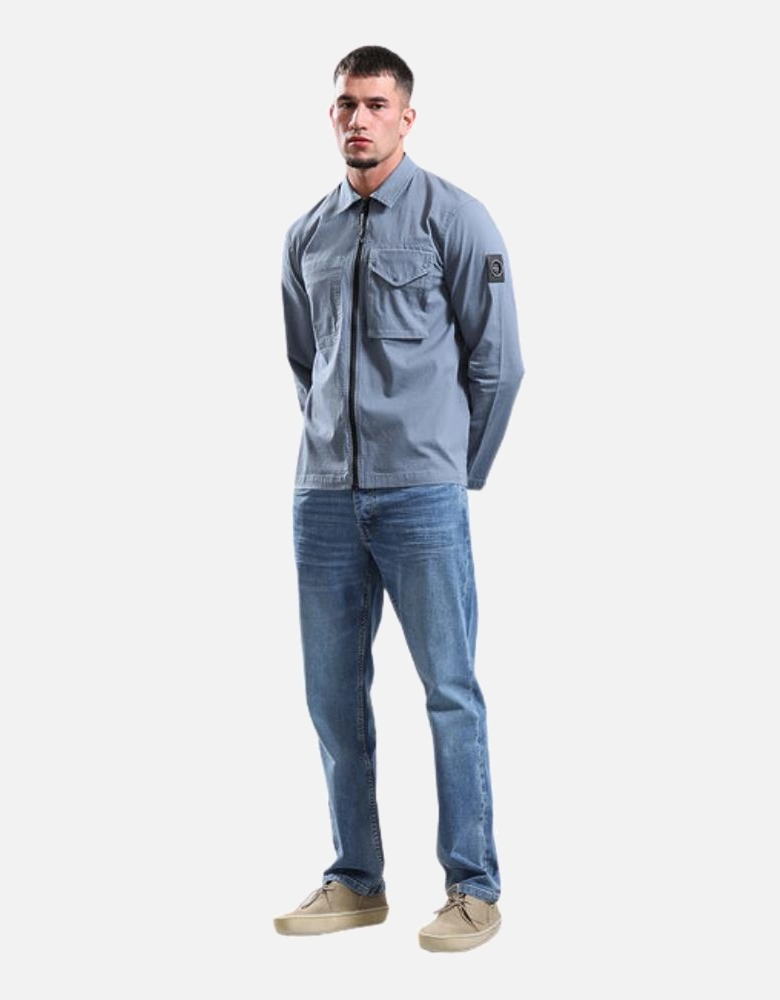 Vena Overshirt - Airforce Blue