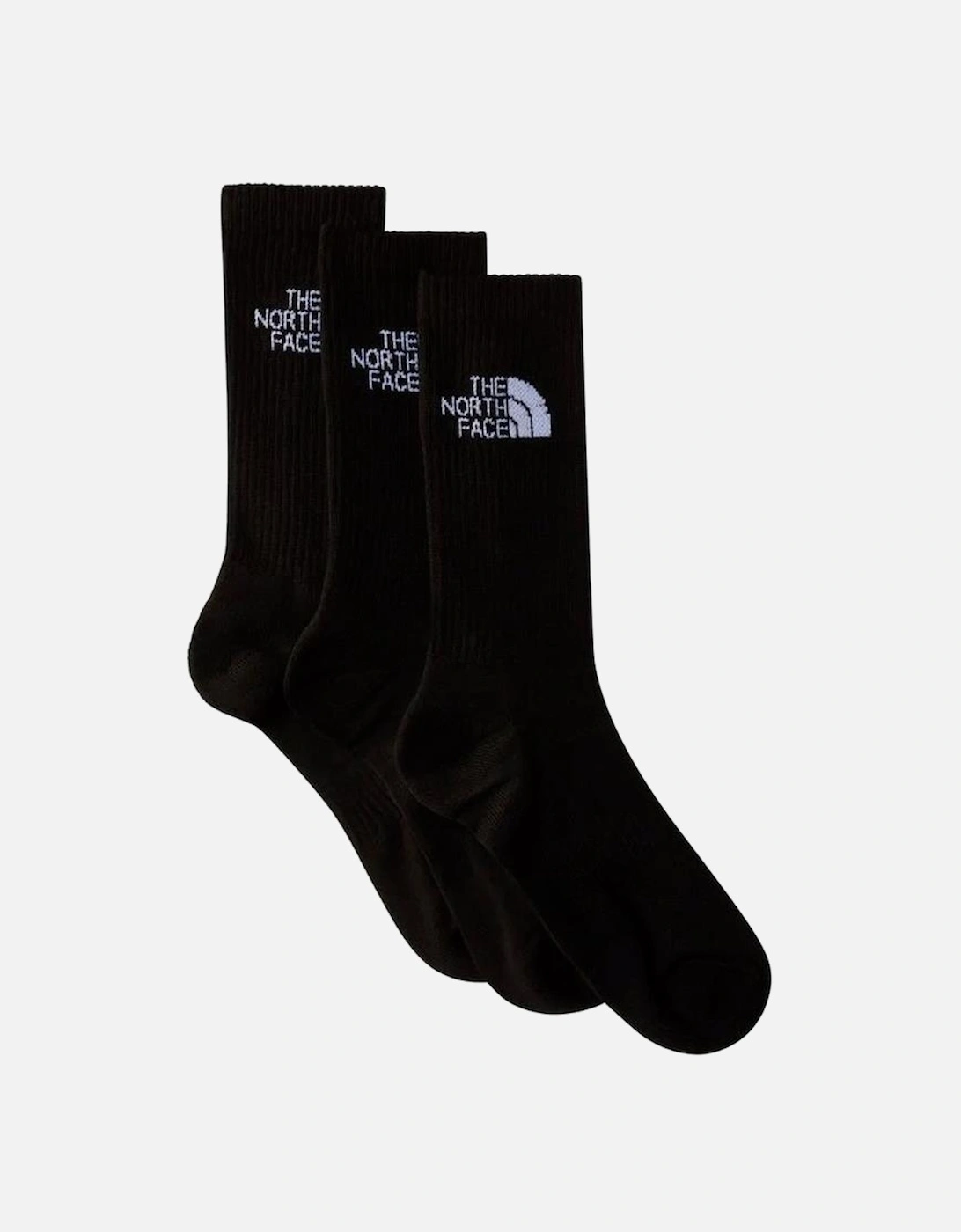 Multi Sport Cushion Sock 3-Pack - TNF Black, 3 of 2