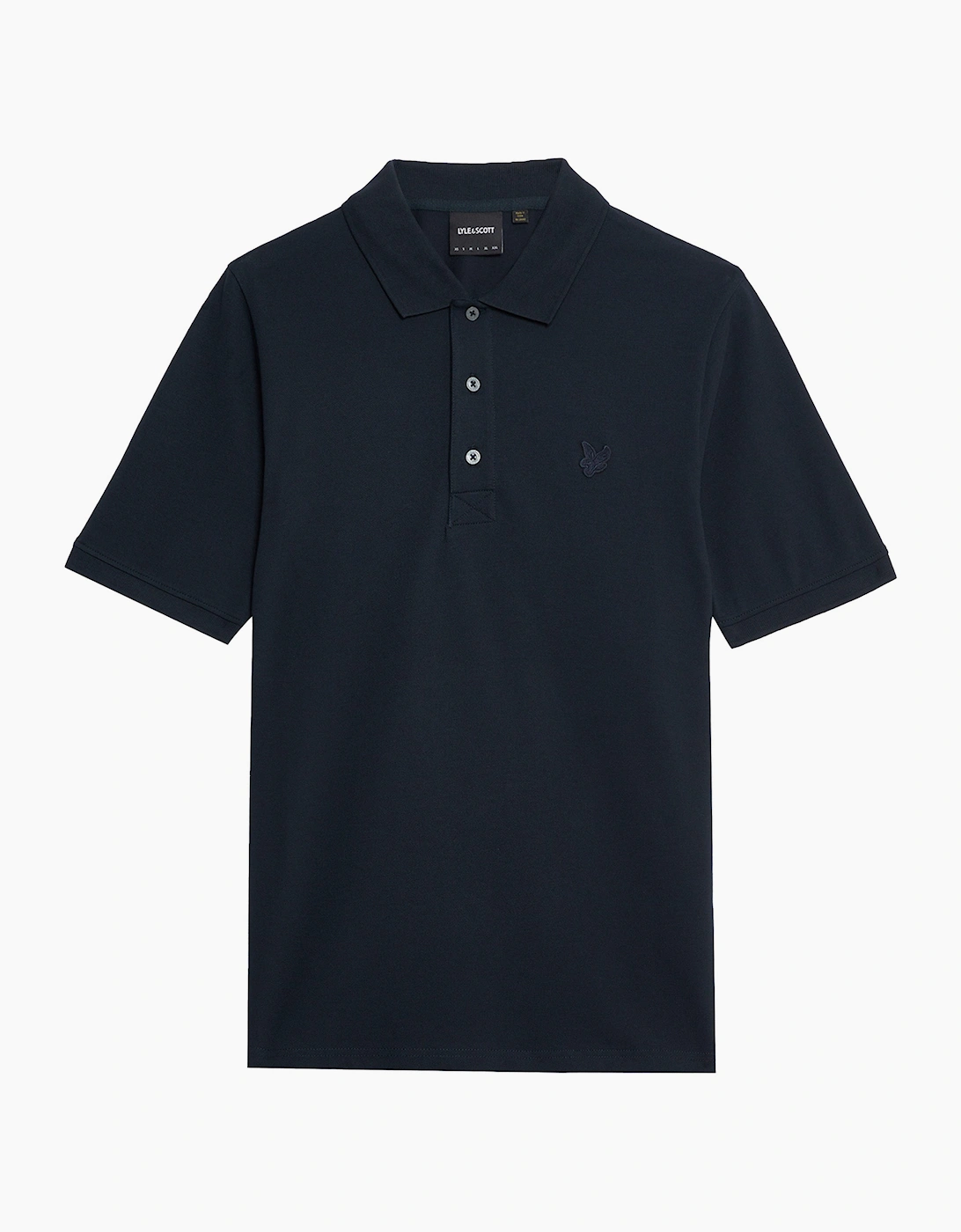 Lyle And Scott Men's Navy Lyle & Scott Tonal Superfine Polo Shirt  36 Small
