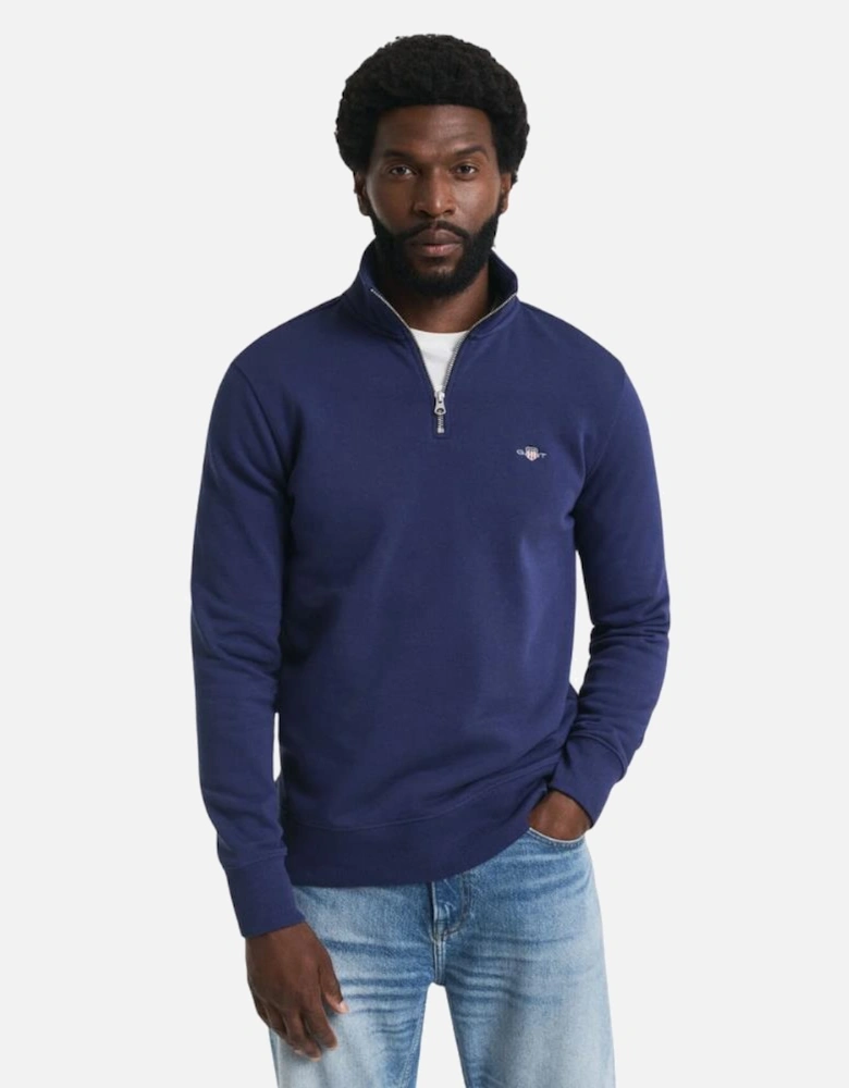 Reg Shield Half Zip Sweat - Persian Blue