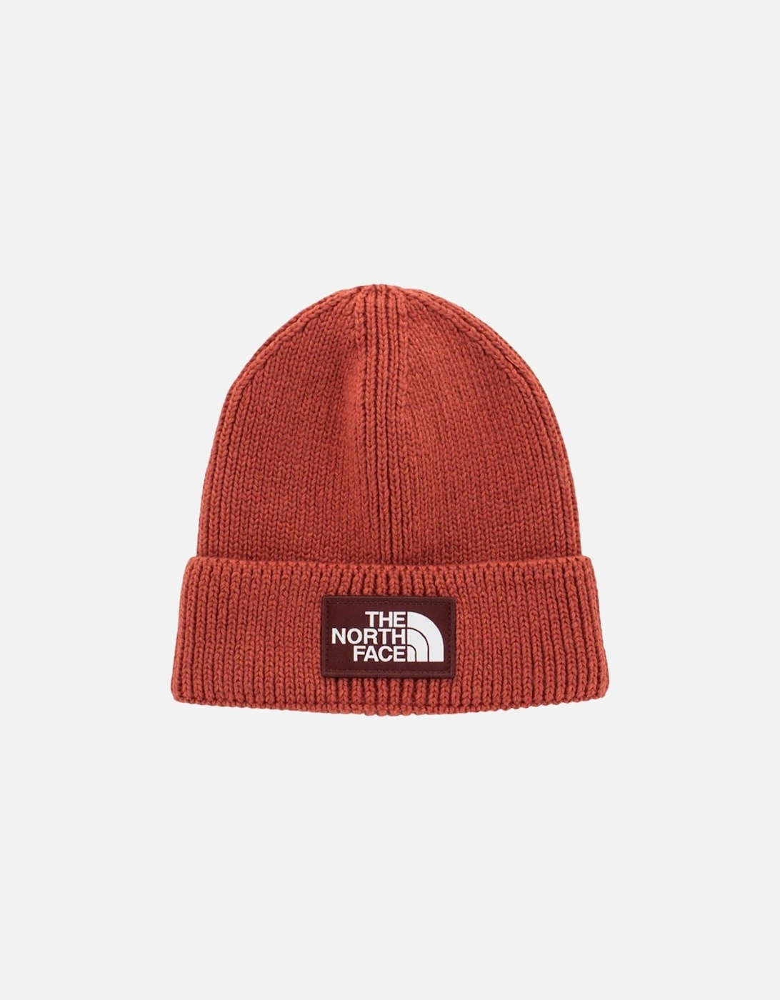 TNF Logo Box Cuffed Beanie - Mars Dust/Sumac, 2 of 1