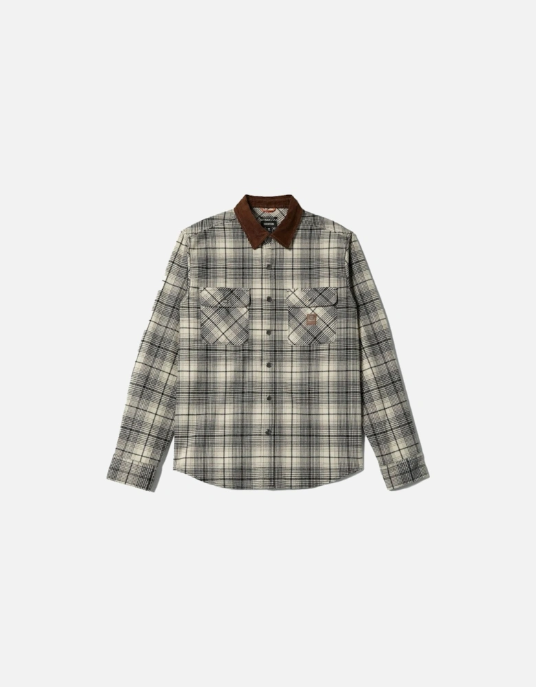 Builders Off White/Black Bowery  Flannel Shirt