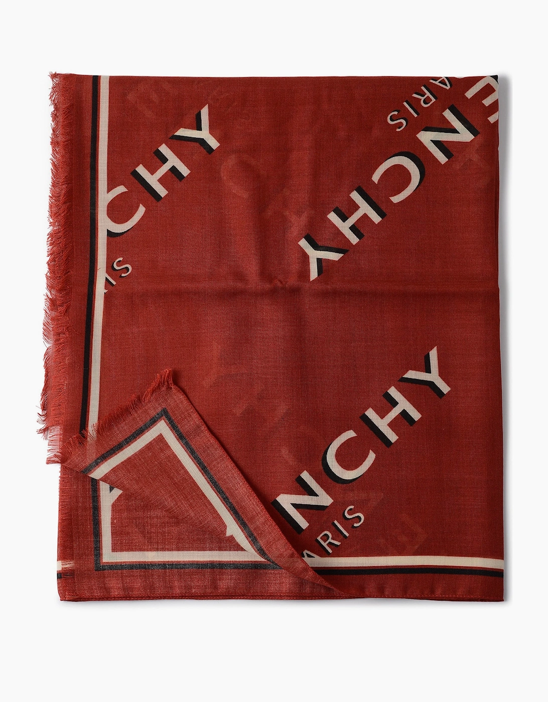 Givenchy Givenchy Shadow Scarf Red
