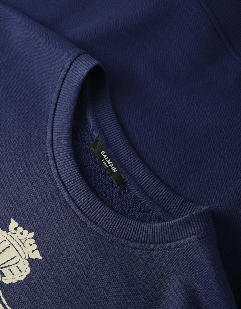 COLLEGE EMBLEM SWEATSHIRT