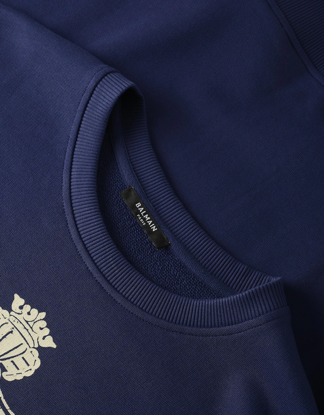 COLLEGE EMBLEM SWEATSHIRT