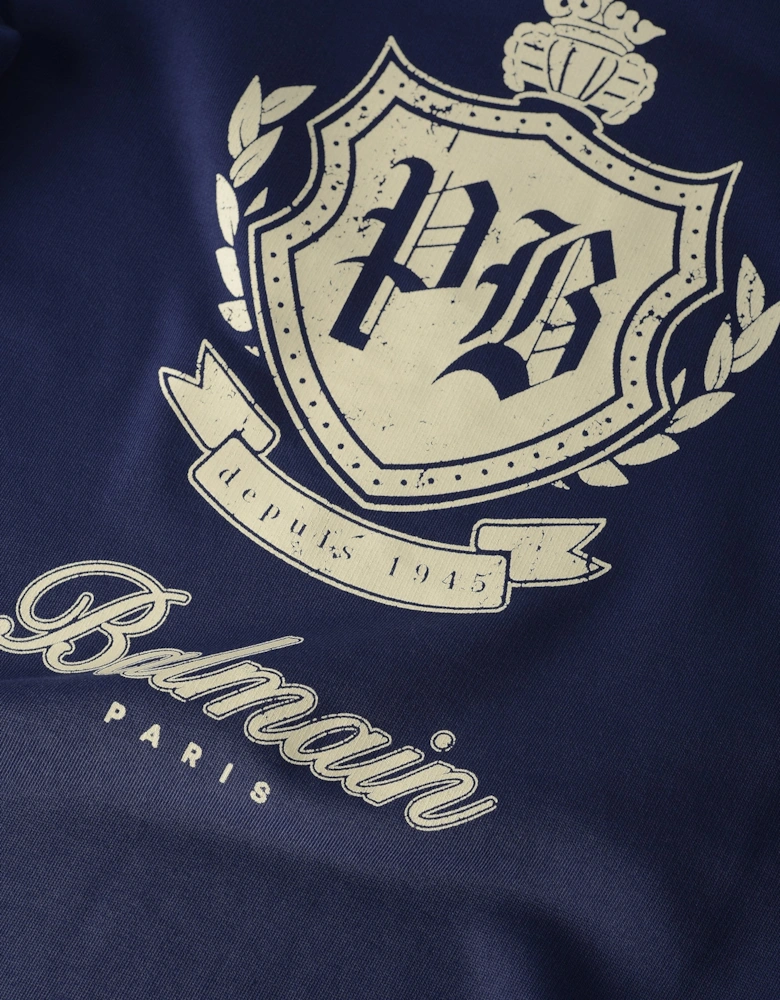 COLLEGE EMBLEM SWEATSHIRT