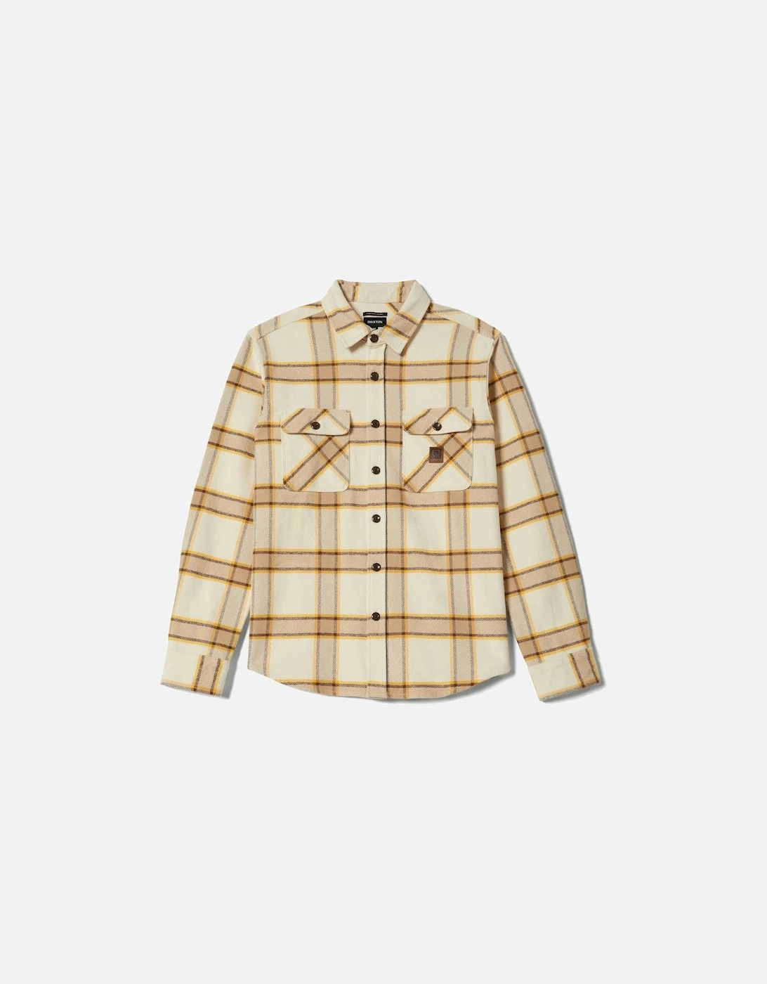 Bowery White Cap/Pinecone Brown/Saffron Flannel Shirt, 4 of 3