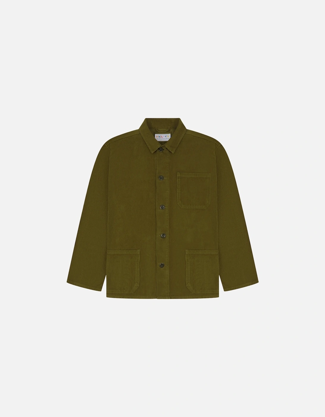 Woodland Green #3001 Cord Buttoned Overshirt, 4 of 3