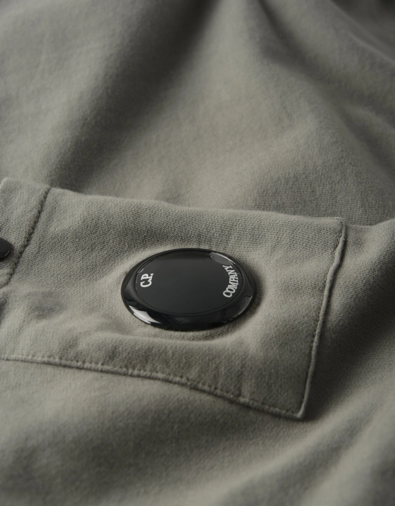 Jersey Overshirt Khaki