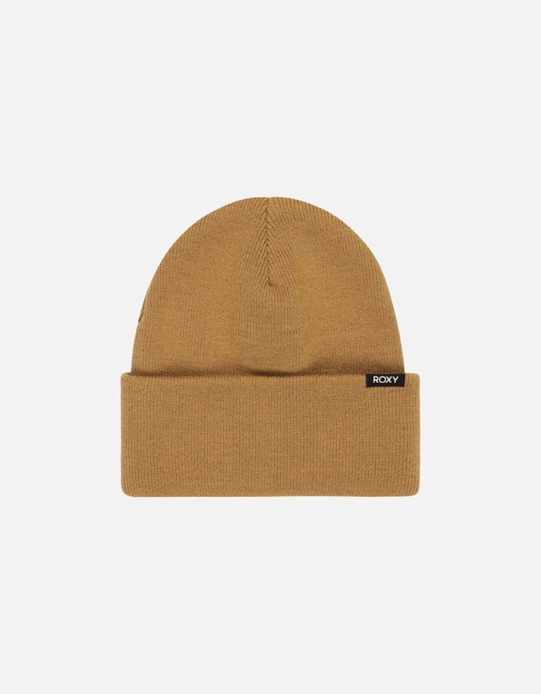Womens Tropical Snow Rib Knit Beanie