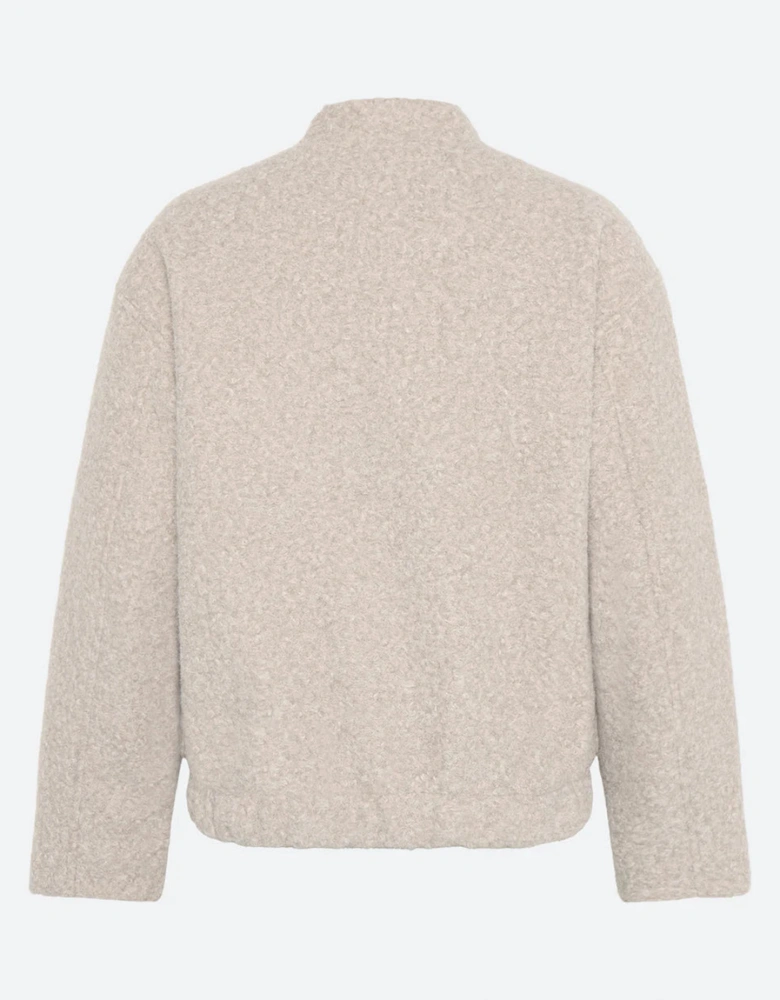 Fran Bomber in Silver Birch