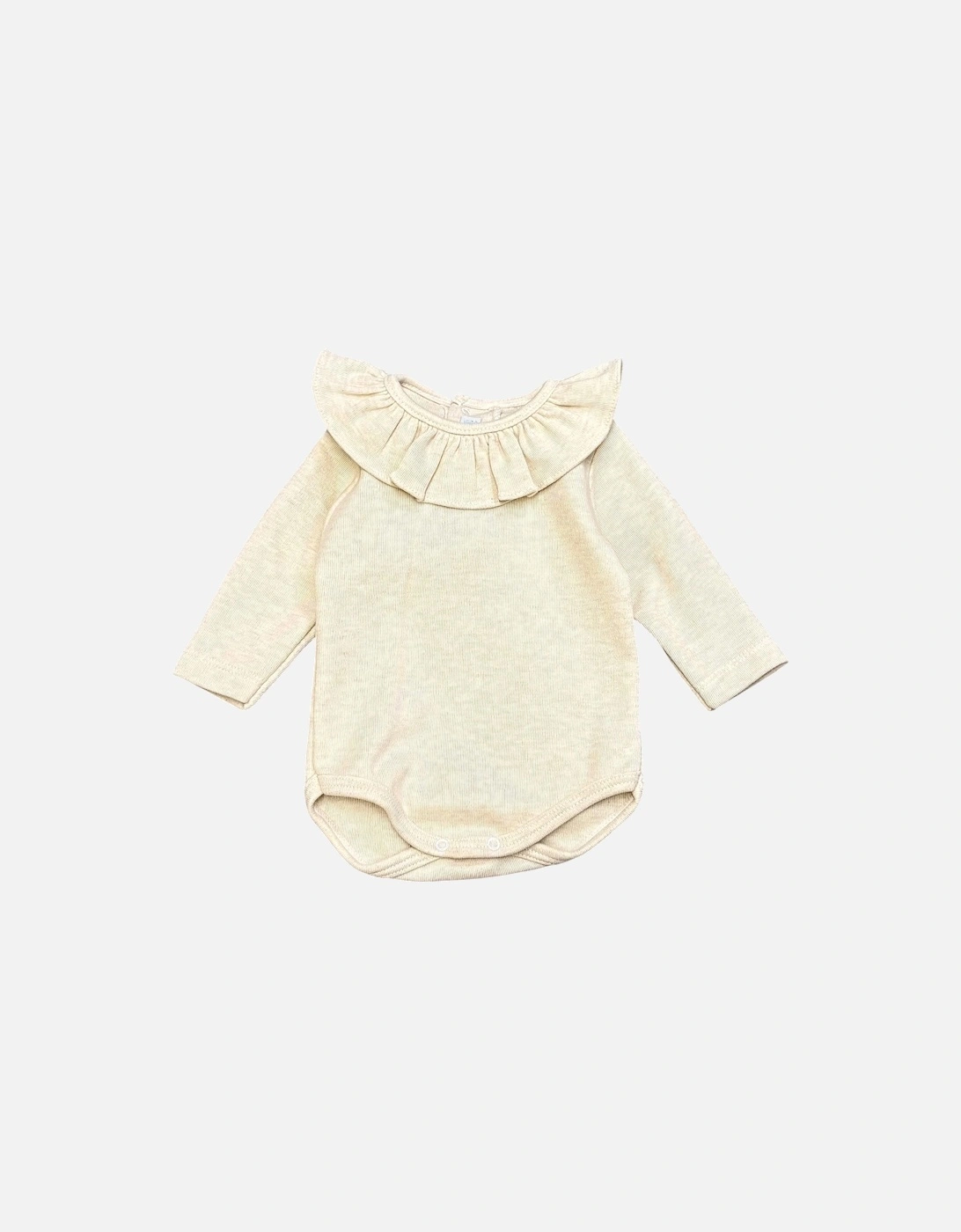 Cream Jersey Frill Collar Body, 3 of 2