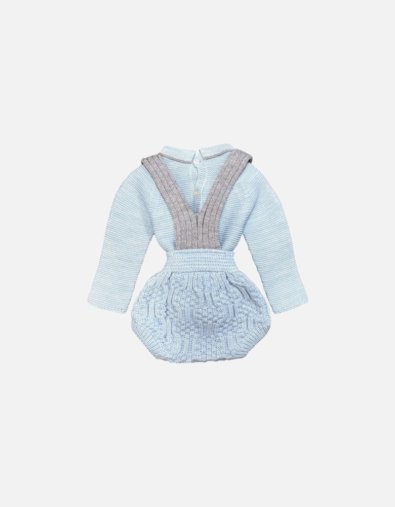 Boys Blue Knit Jam Pant Set