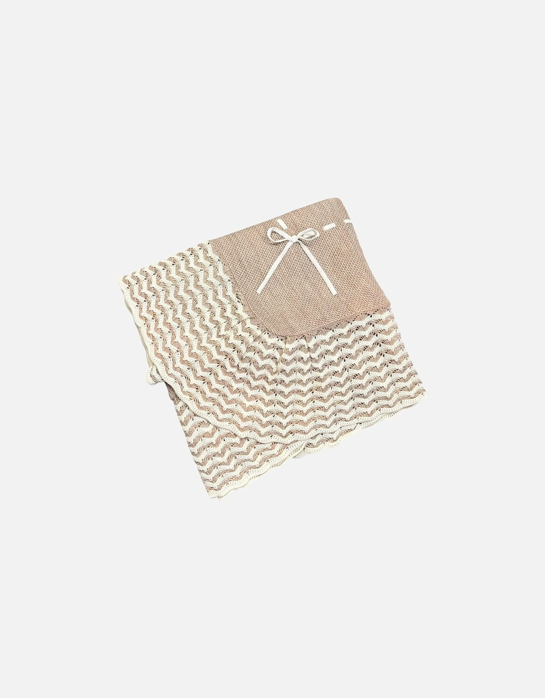 Girls Soft Brown Knit Blanket, 2 of 1