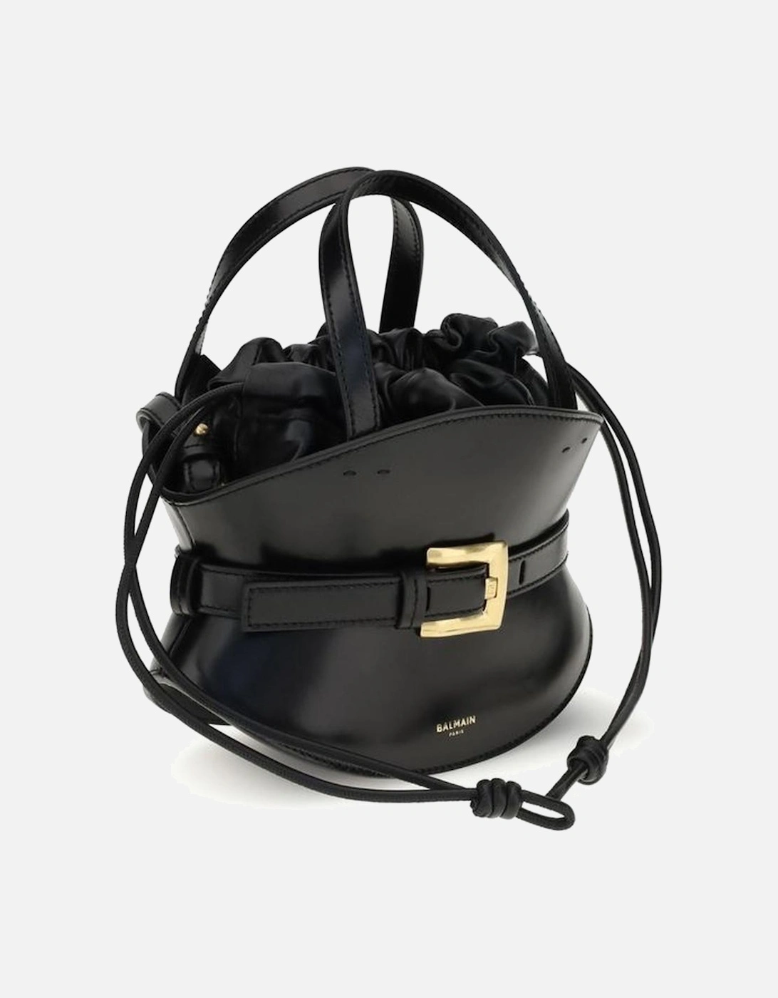Shuffle Mini Calfskin Leather Handbag Women - Black