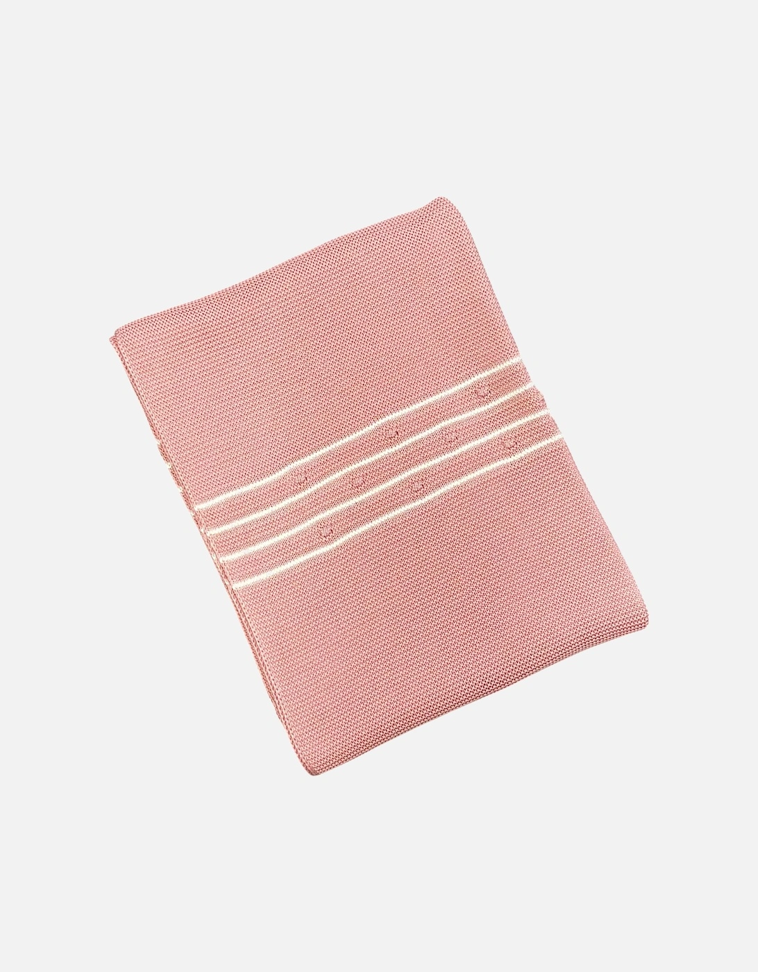 Girls Dusty Pink Knit Blanket, 2 of 1