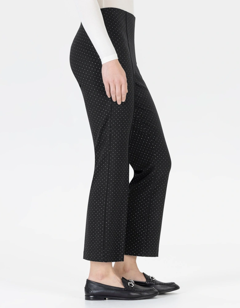 Leni black trousers with sparkle