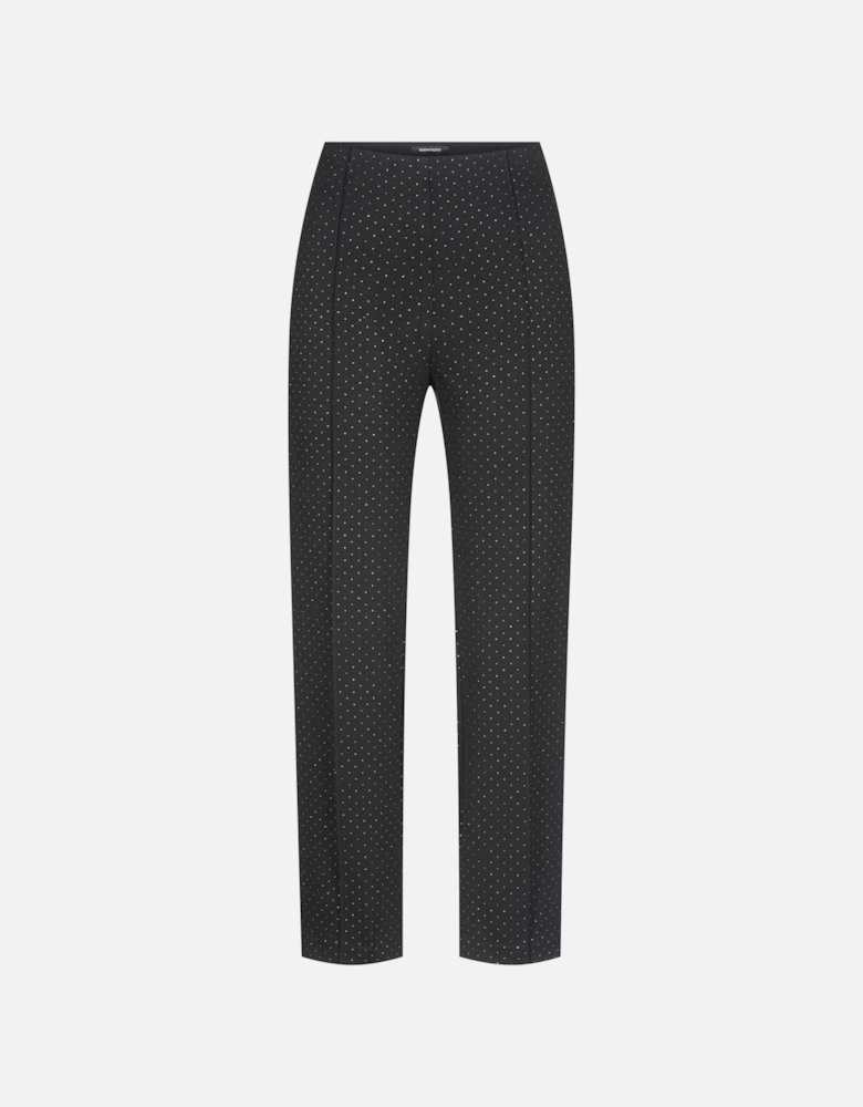 Leni black trousers with sparkle