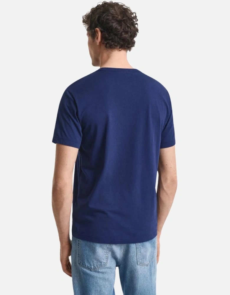 Reg Shield SS T-Shirt - Persian Blue