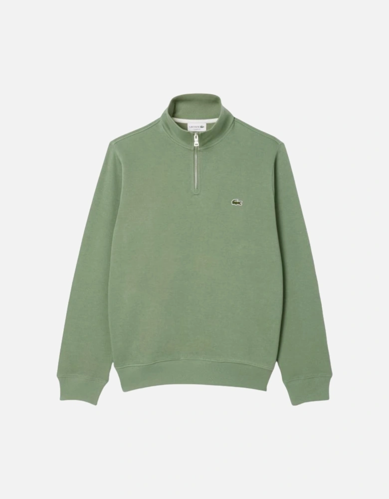 1/4 Zip Sweat - Thyme