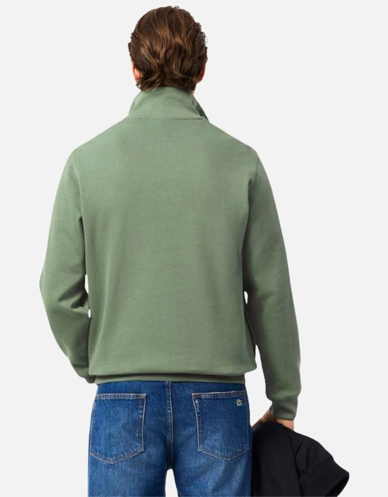 1/4 Zip Sweat - Thyme