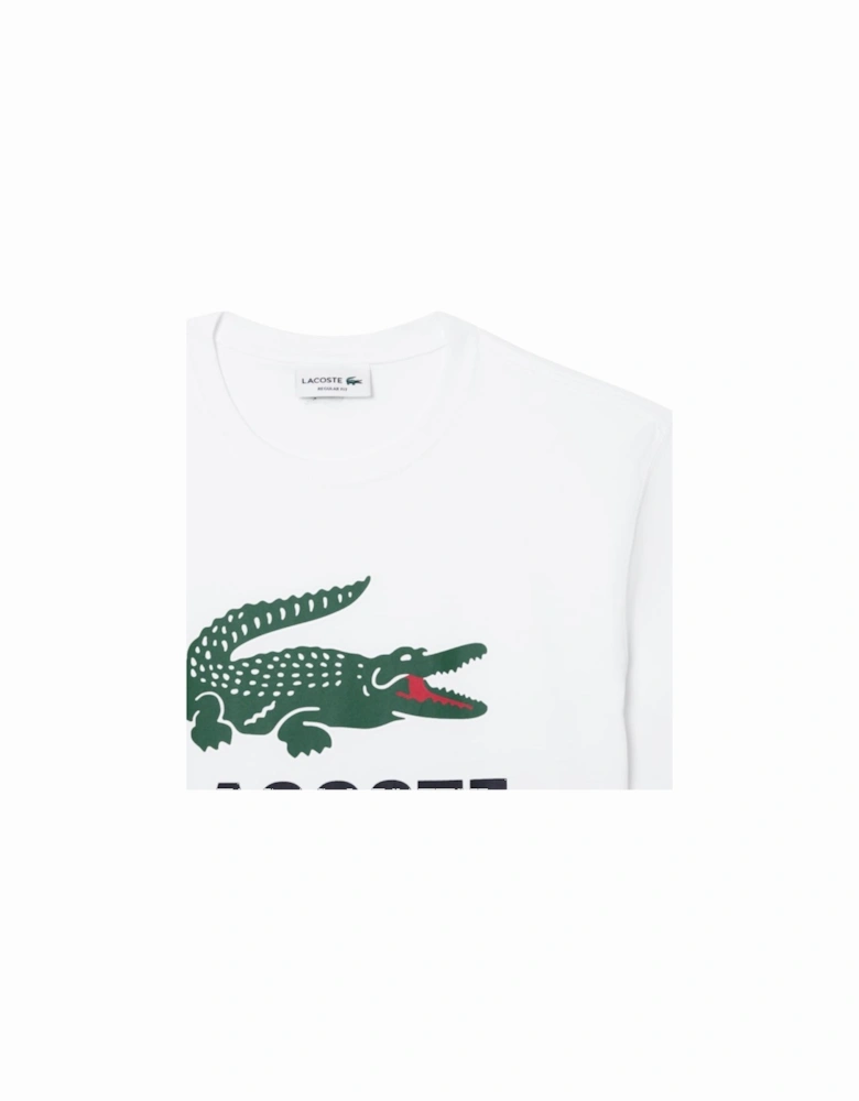 Regular Fit Printed Jersey T-Shirt - White