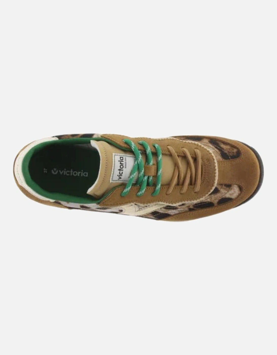 Saturno Serraje & Nylon Animal Print - Camel