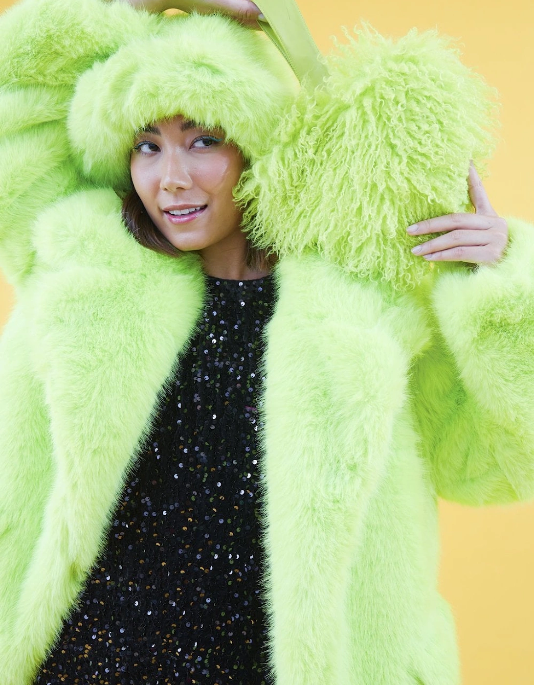 Lime Green Eco Bamboo Bucket Hat