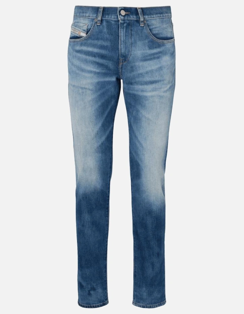 2019 D-STRUKT Slim Fit Blue Wash Jeans