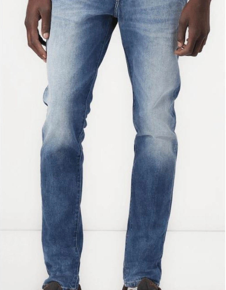 2019 D-STRUKT Slim Fit Blue Wash Jeans