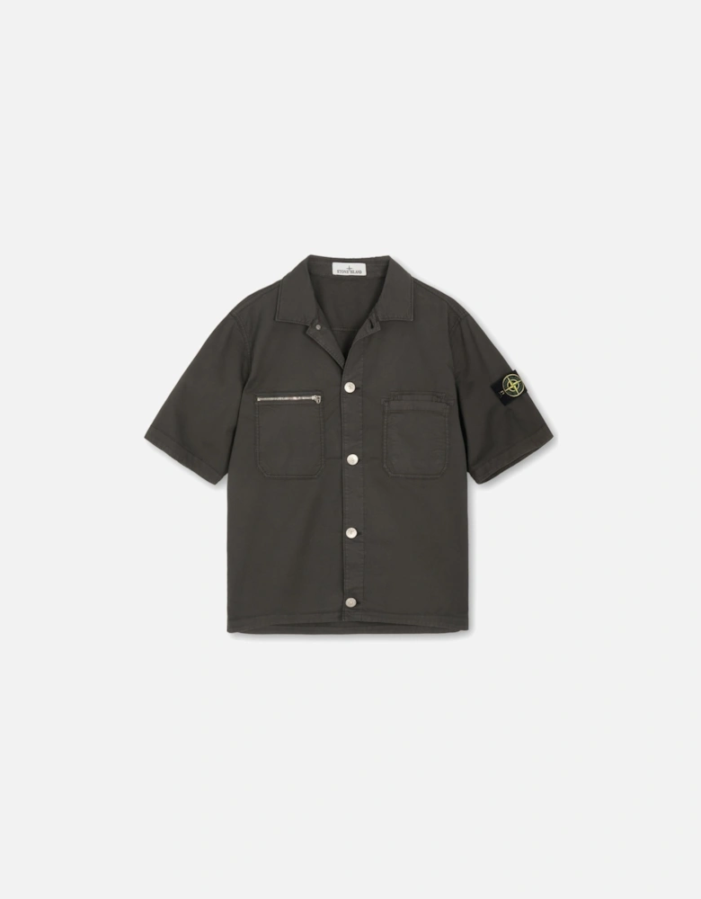 Zip Pocket SS Shirt Grey