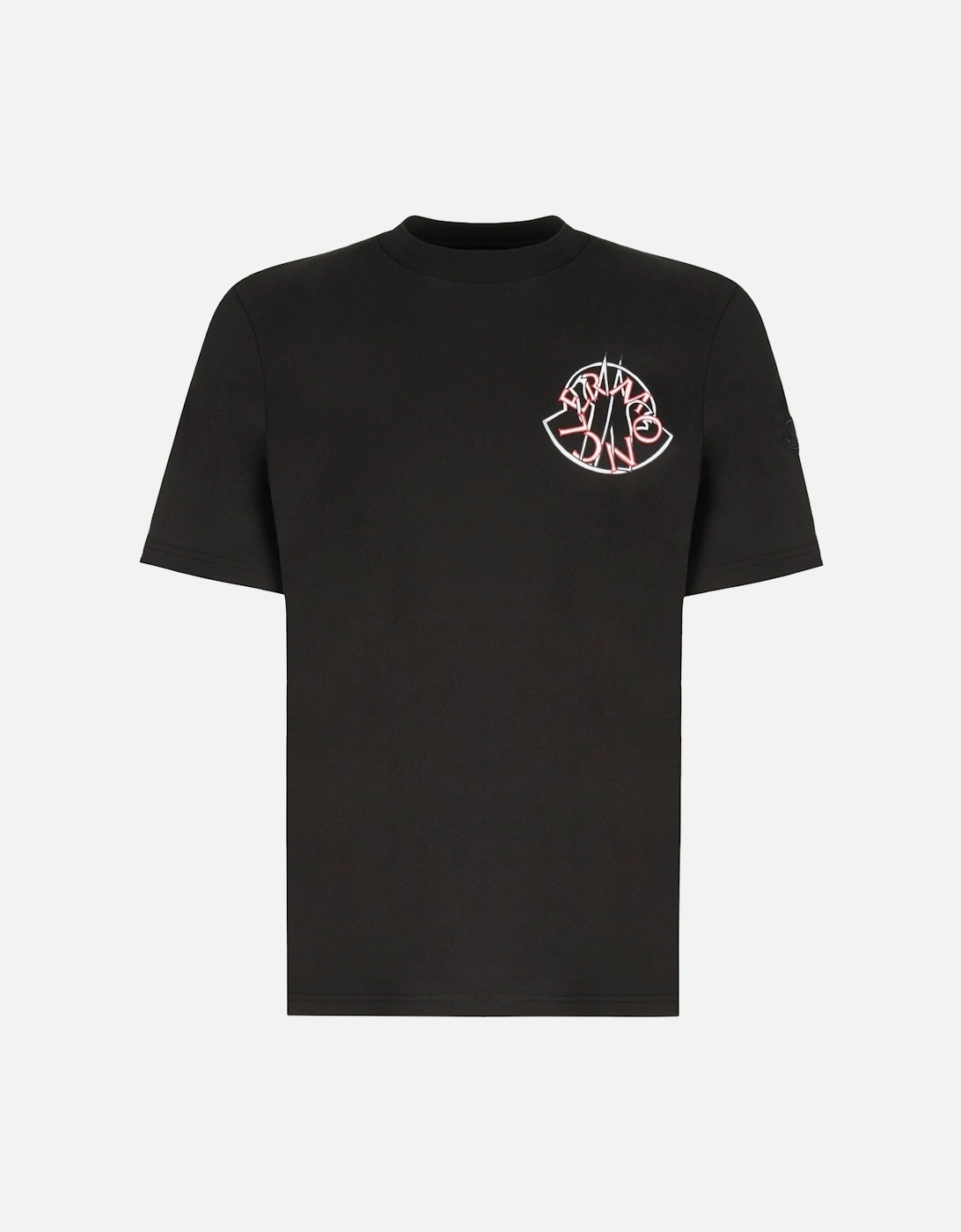 Moncler Men's Printed Archive Logo T-Shirt Black - Size: 38