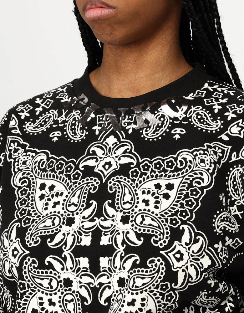Crew Neck Long Sleeve Casual Pullover Sweatshirt with Graphic Pattern