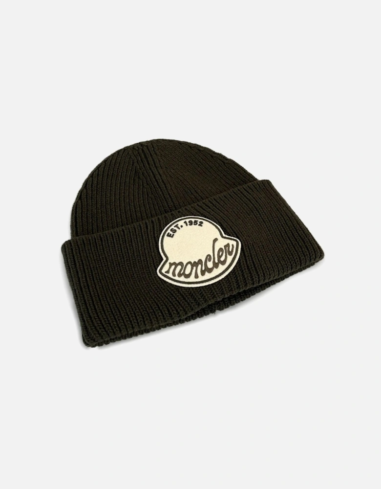 Branded Fold Beanie Green