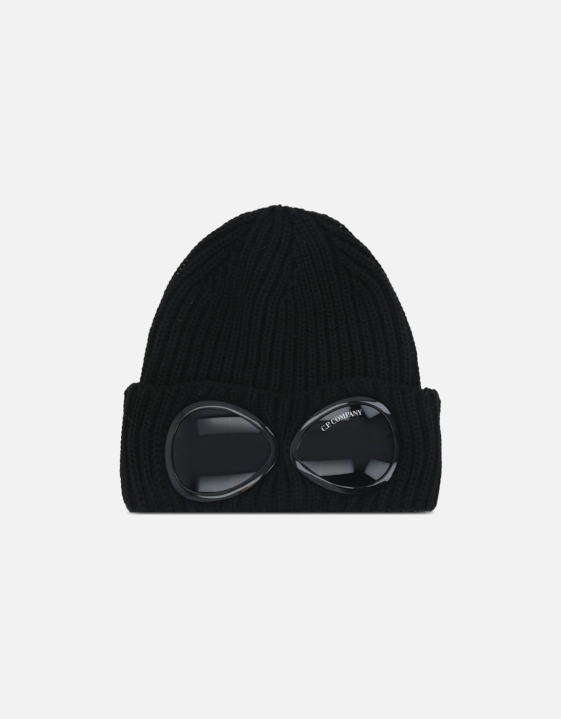 Merino Wool Goggle Hat Black, 5 of 4