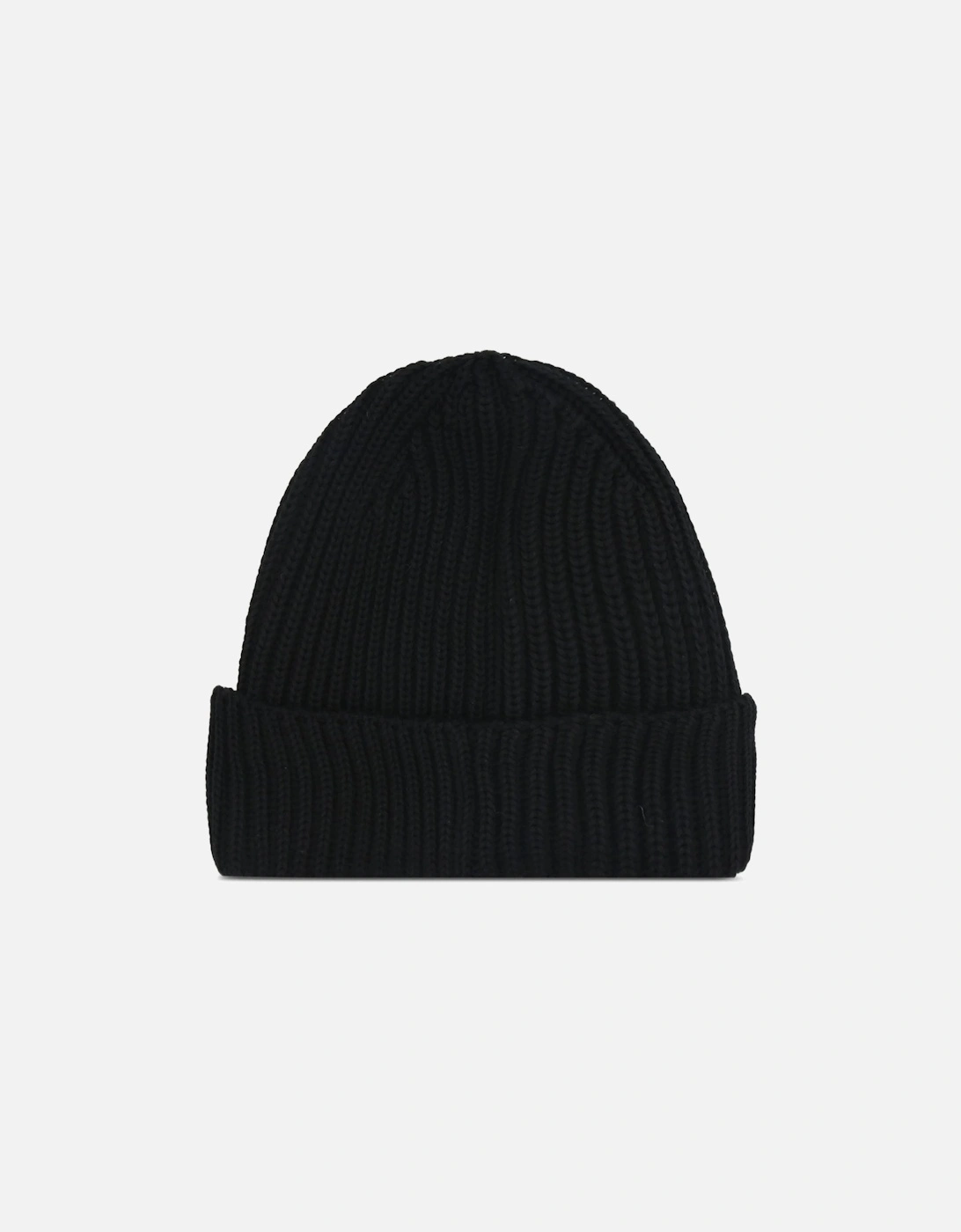 Merino Wool Goggle Hat Black