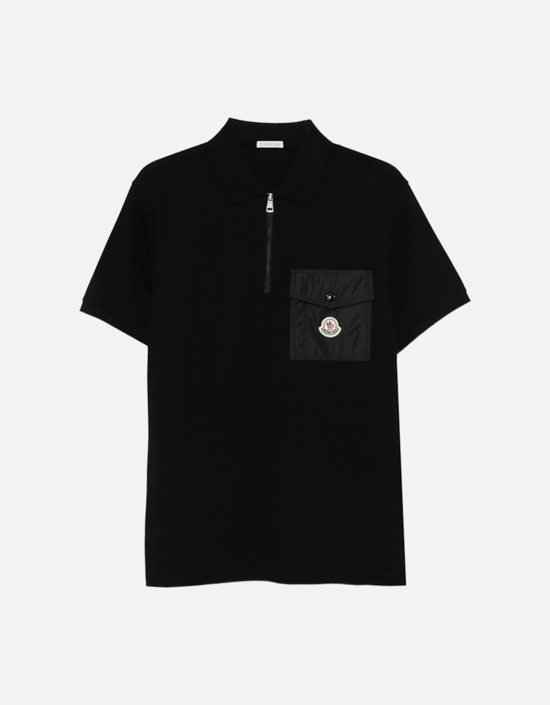 Nylon Pocket Polo Black