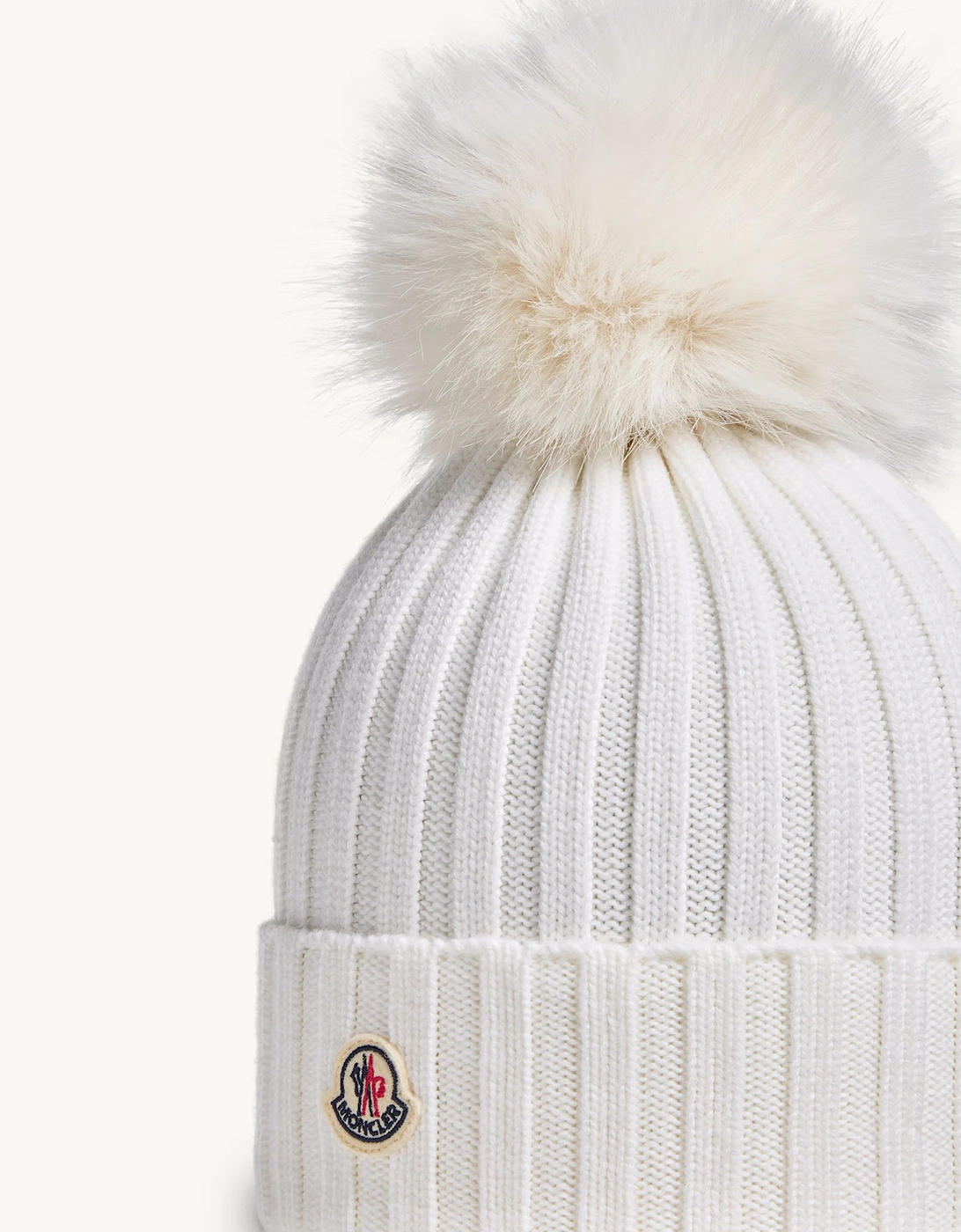 Womens Tonal Bobble Hat White