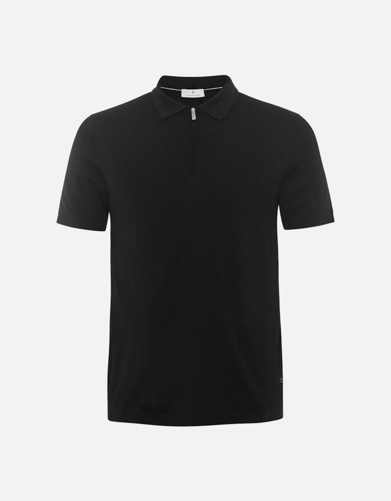 Merino Zip Polo Shirt