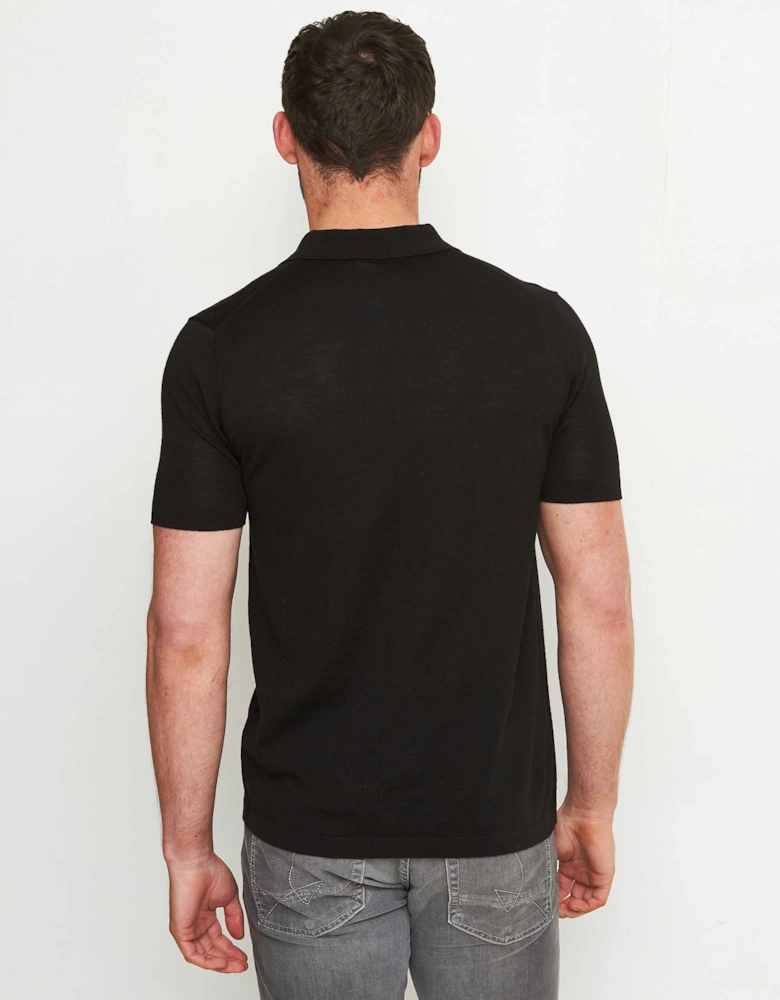 Merino Zip Polo Shirt