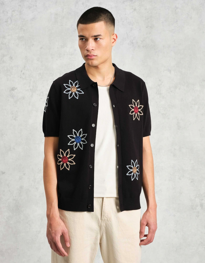 Embroidered Knit Tellaro Shirt