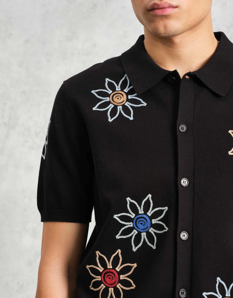 Embroidered Knit Tellaro Shirt