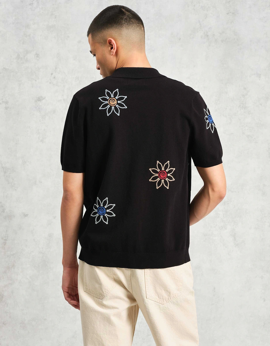 Embroidered Knit Tellaro Shirt