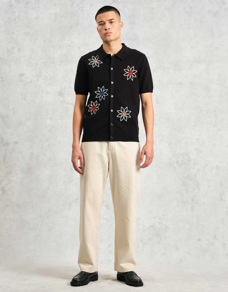 Embroidered Knit Tellaro Shirt