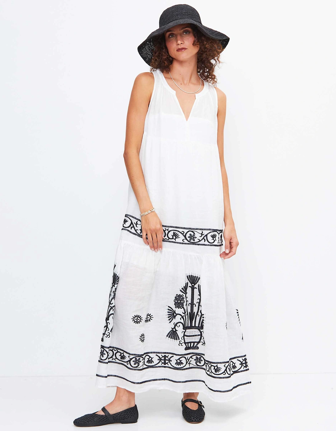 Crete Sleeveless Maxi Dress