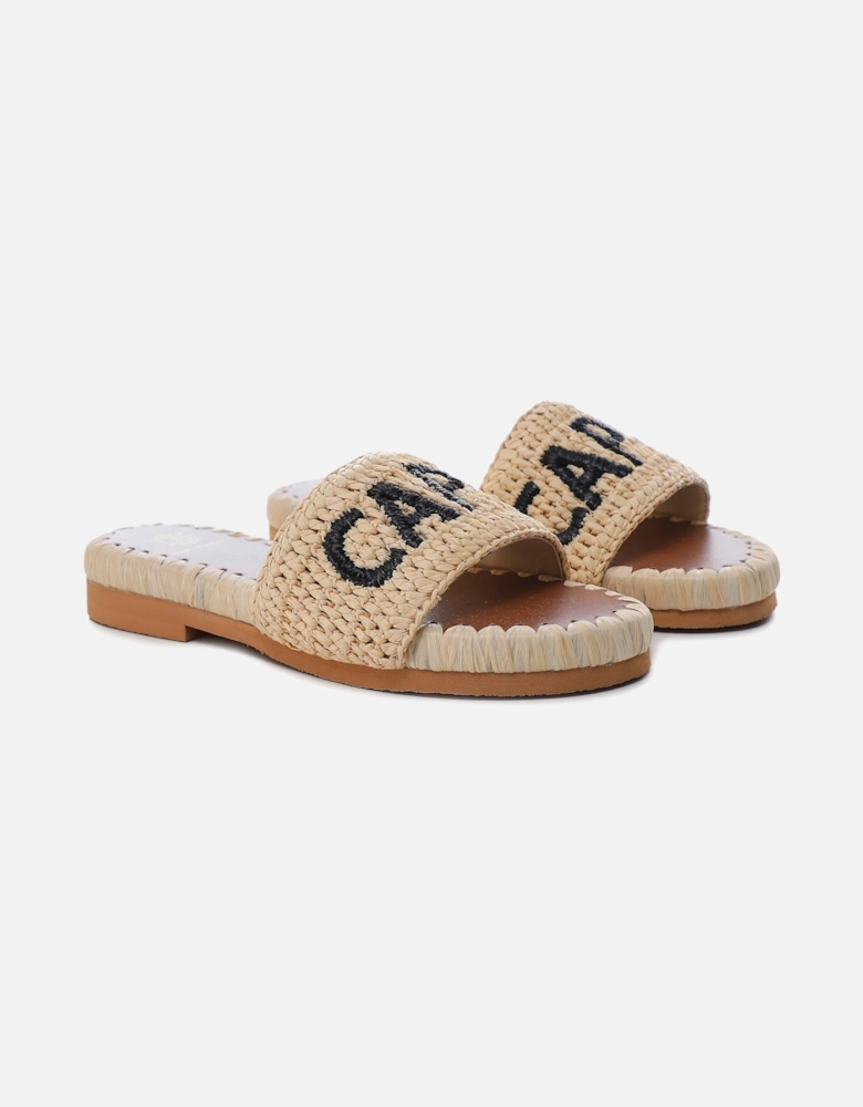 Capri Raffia Resort Sliders