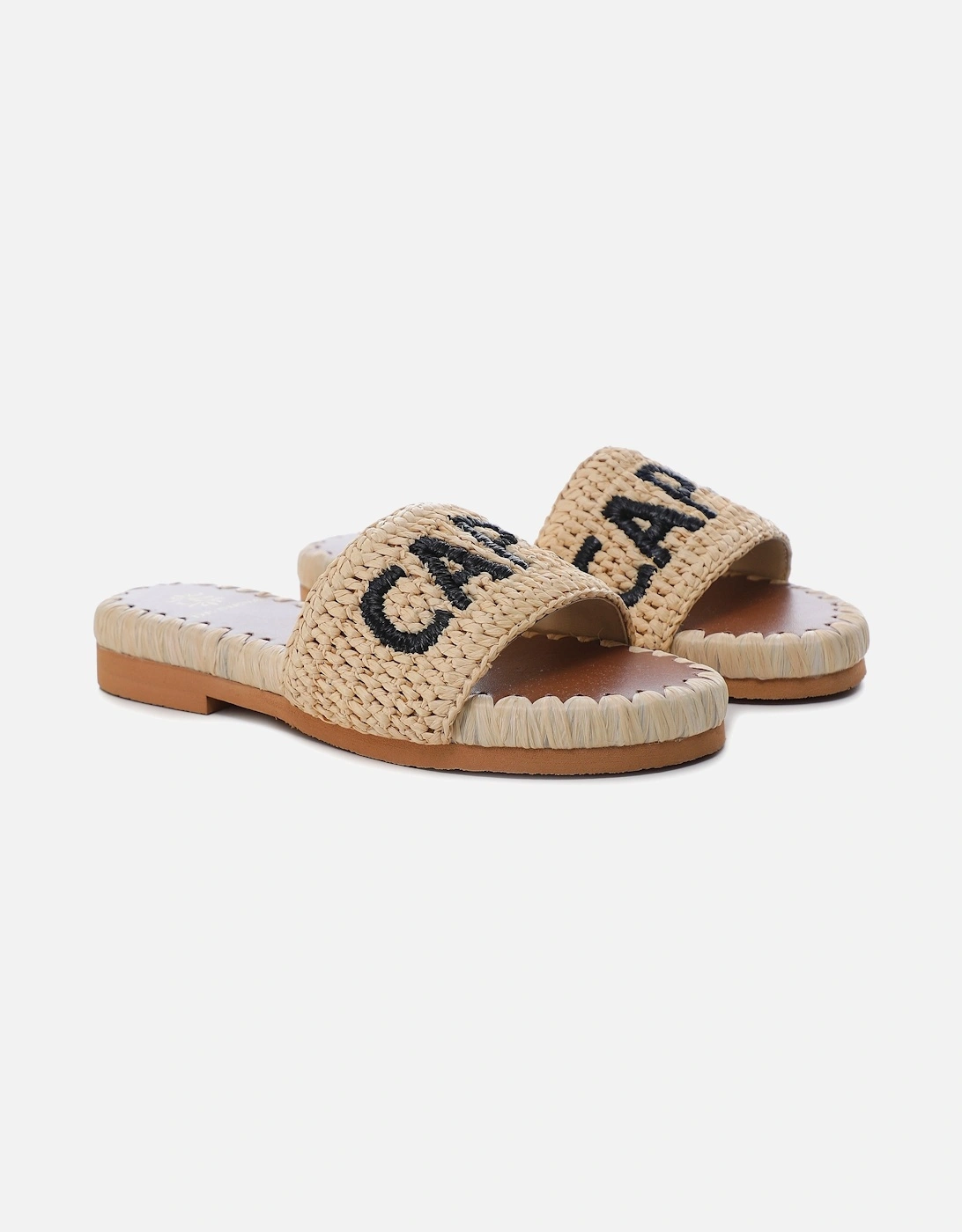 Capri Raffia Resort Sliders, 7 of 6