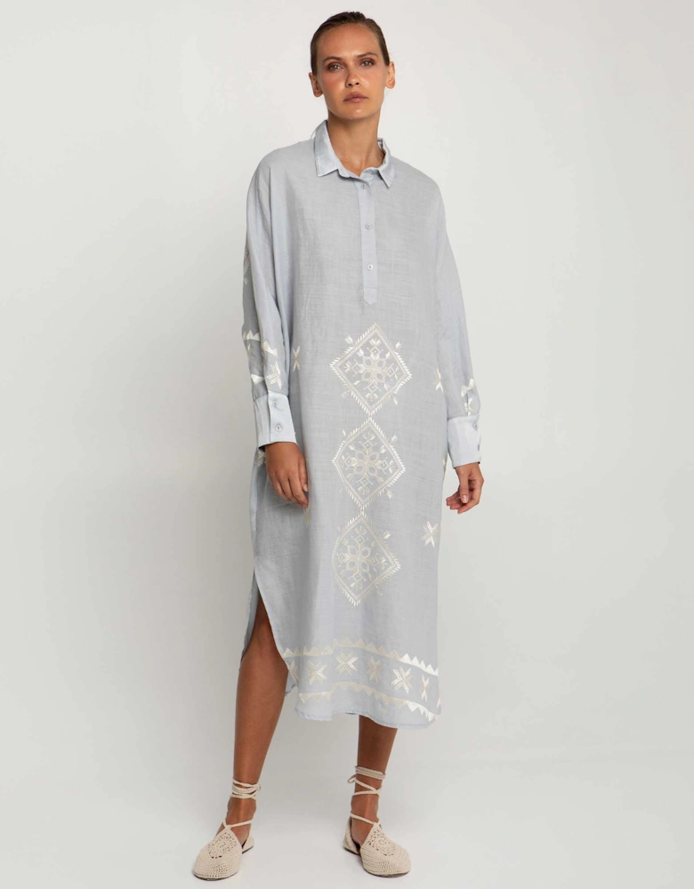 Lefkada Long Shirt Dress