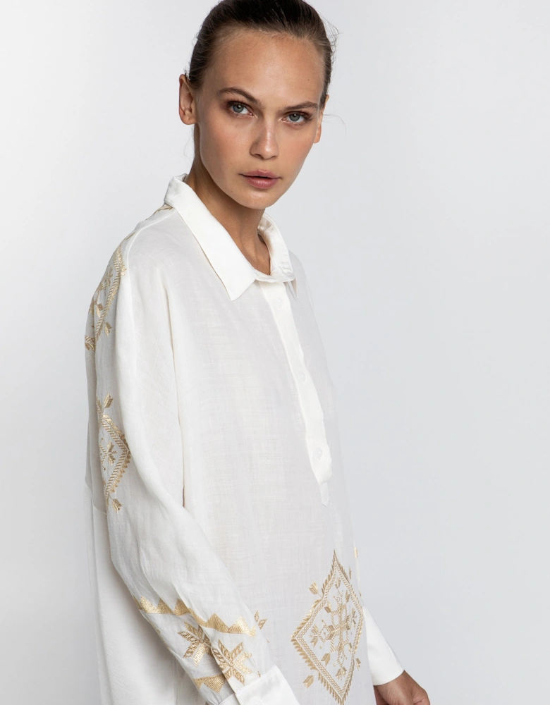 Lefkada Long Shirt Dress